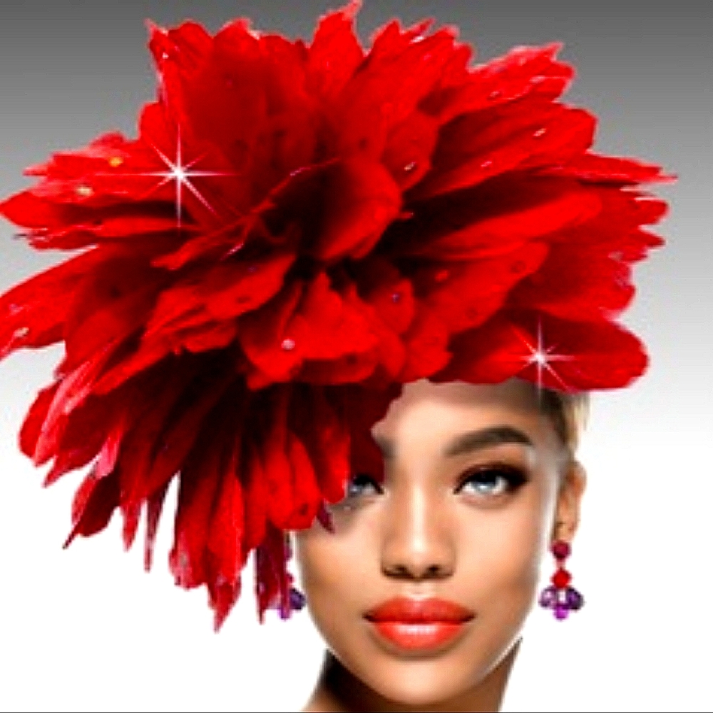 Beloved Millinery Dazzling Feathered Fascinator Derby Tea Party Brunch Church